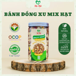 Bánh Đồng Xu Mix Hạt - Snack dinh dưỡng từ hạt hữu cơ cho người ăn chay, gymer và mẹ bầu